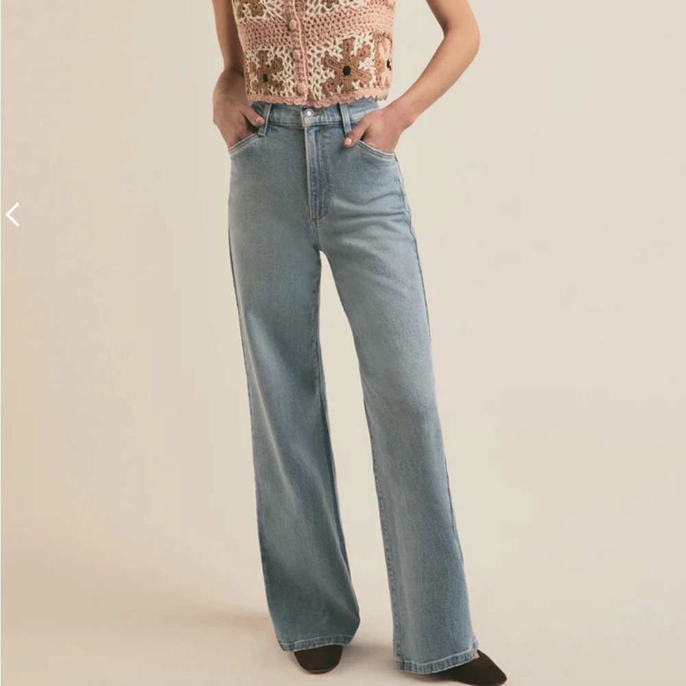 FAVORITE DAUGHTER THE MISCHA SUPER HIGH RISE WIDE LEG